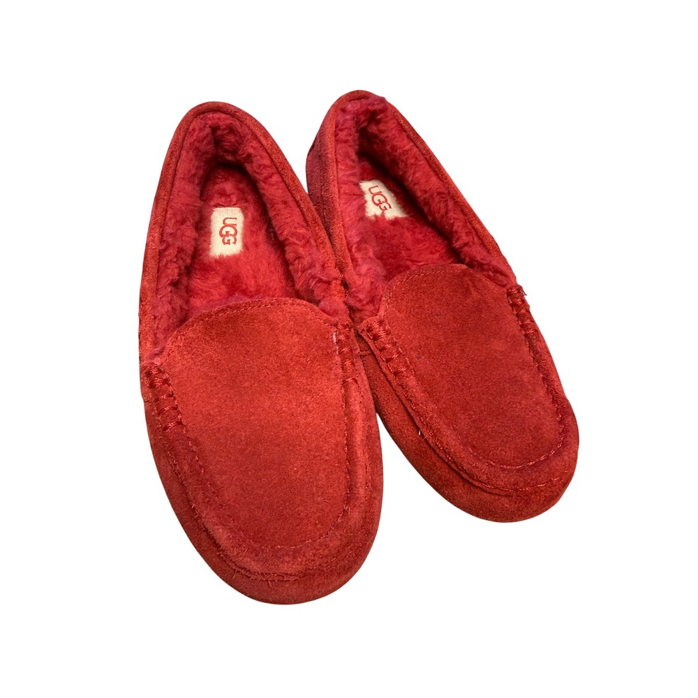 UGG Red Ansley Slippers - Picture 2 of 9